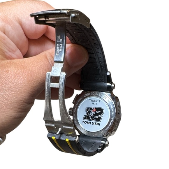 Tissot T-Race Thomas Luthi Limited Edition Chronograph Men’s Watch Black/Yellow - Picture 9 of 13